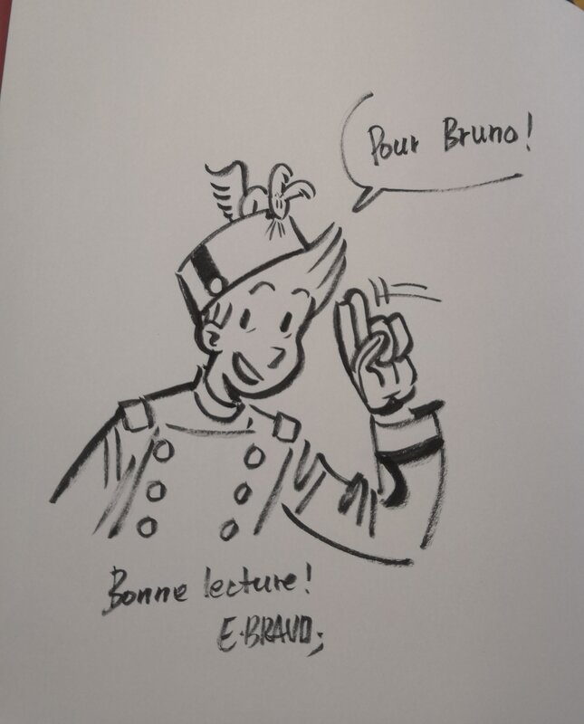 Spirou par Émile Bravo - Dédicace