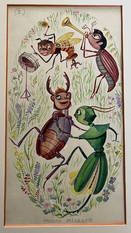 Helen Haywood, Insect Symphony - Molto Allegro - Original Illustration