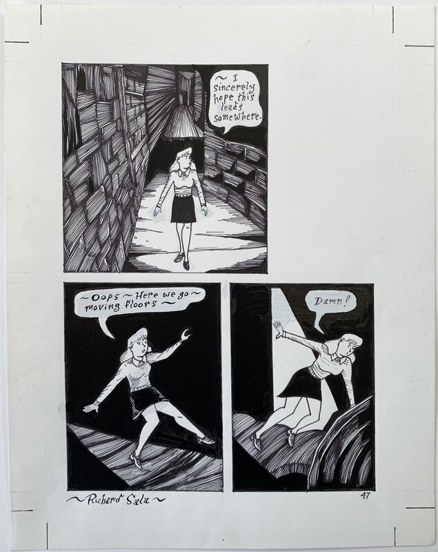 Richard Sala - The Grave Robber's Daughter - p47 - Planche originale