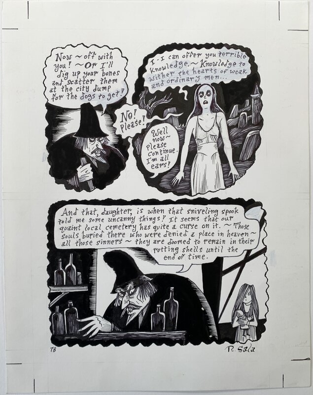 Richard Sala - The Grave Robber's Daughter - p78 - Comic Strip