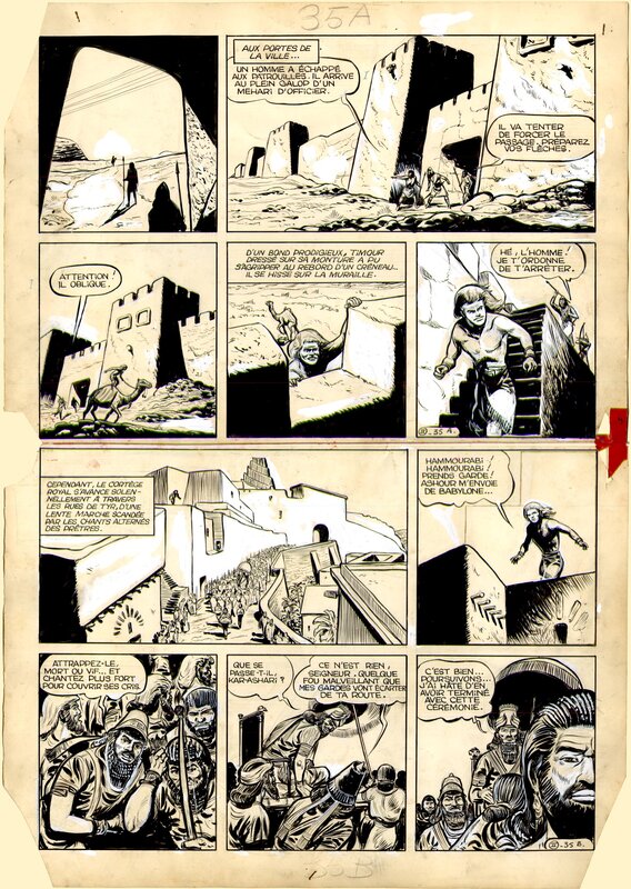 Sirius, Timour - La colonne ardente - Comic Strip
