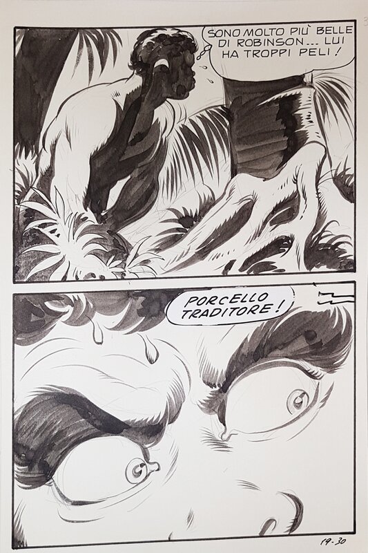 Biancaneve #19 p30 par Leone Frollo - Planche originale