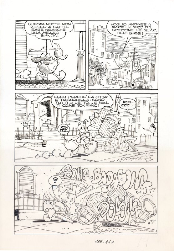 For sale - Giorgio Cavazzano, Carlo Chendi, Paperino Aspirante Supereroe - Comic Strip