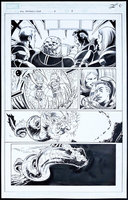 Manuel Garcia, Scott Koblish, Jeff Parker, Marvel Adventures: Fantastic Four - Planche originale