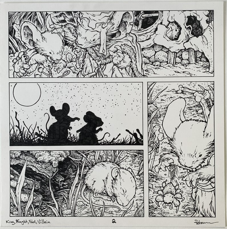 Petersen David- Mouse Guard - King, Knight, Fool, Villain pg2 - Comic Strip