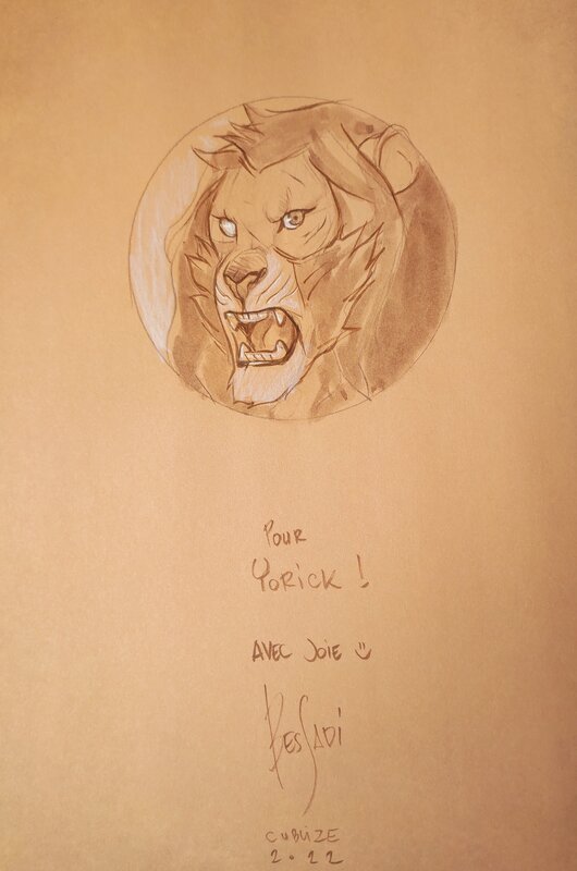Bruno Bessadi, L'ogre lion T.1 Le lion barbare - Sketch