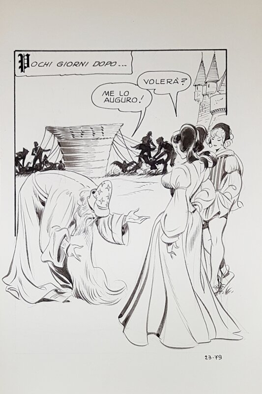 Biancaneve #23 p79 par Leone Frollo - Planche originale