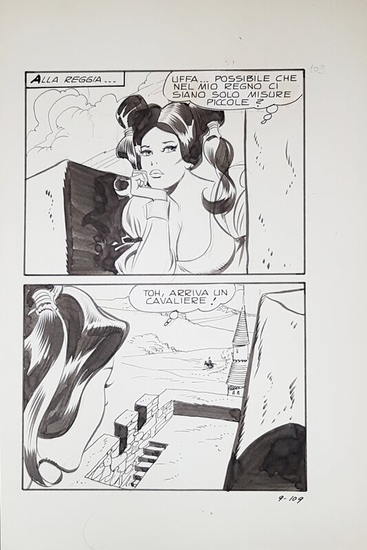 Biancaneve #9 p109 par Leone Frollo - Planche originale