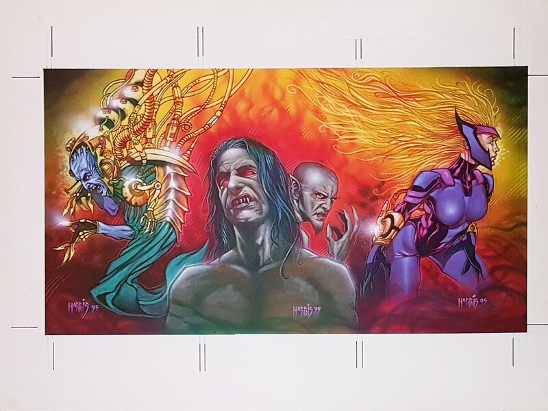 Tony Harris, Wildstorm Gallery #112, #113 & #114 : Traveller, Vampires & Dr Vandella - Original Illustration