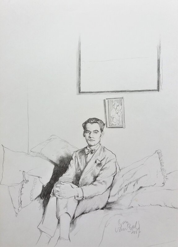 Ron Van Riet, Federico García Lorca - Illustration originale