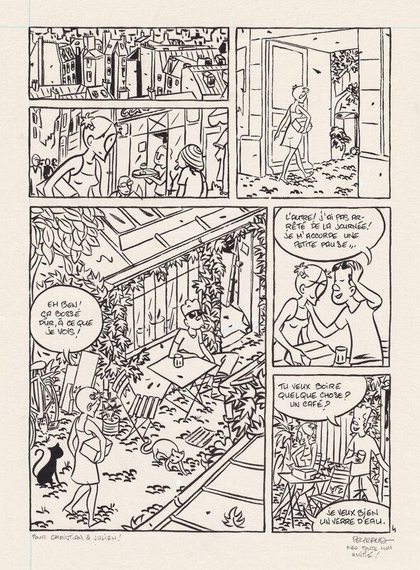 Premières chaleurs par Jean-Philippe Peyraud - Planche originale