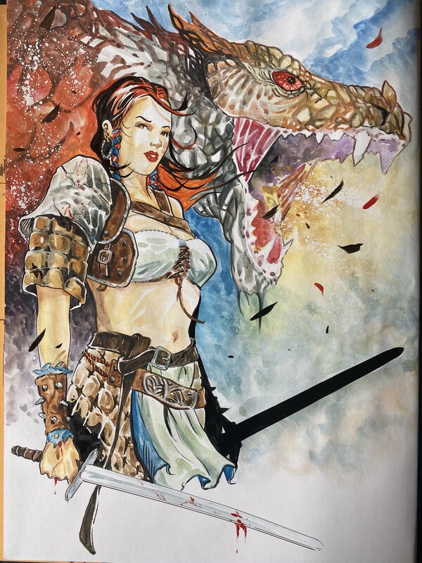 Nogard dédicace by Afif Ben Hamida - Sketch