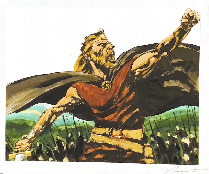 Vikingo par Federico Del Barrio - Illustration originale