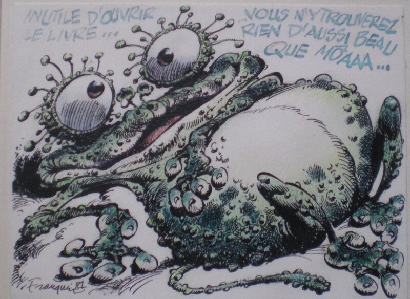 André Franquin, Monster illustration - Illustration originale