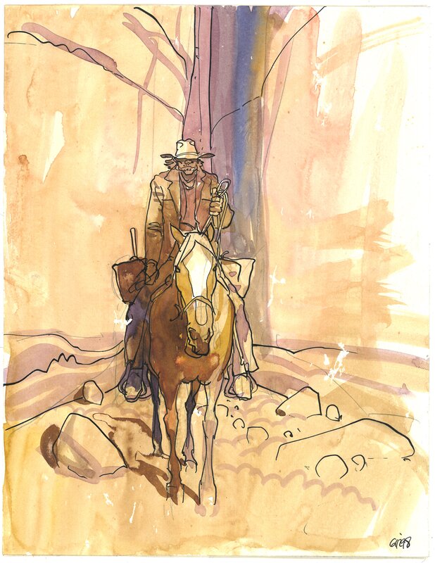 Blueberry by Jean Giraud - Original Illustration