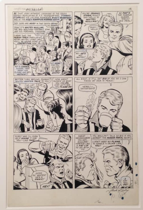 Jack Kirby, Joe Sinnott, Fantastic Four 51 This Man This Monster - Comic Strip