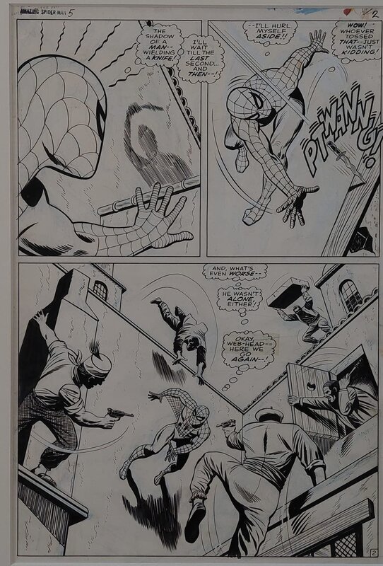 Larry Lieber, Mike Esposito, John Romita, Amazing Spider-Man Annual 5, page 2 - Comic Strip