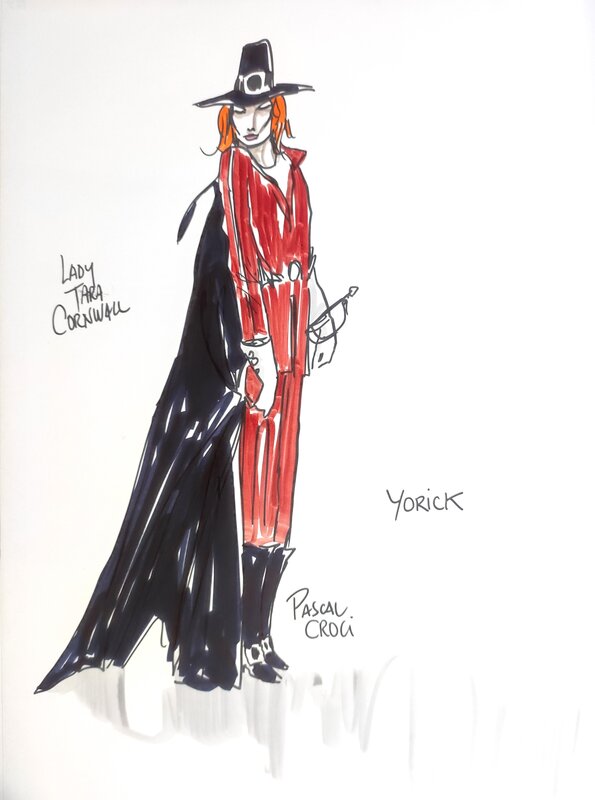 Pascal Croci, Lady Tara Cornwall (one shot) - Sketch