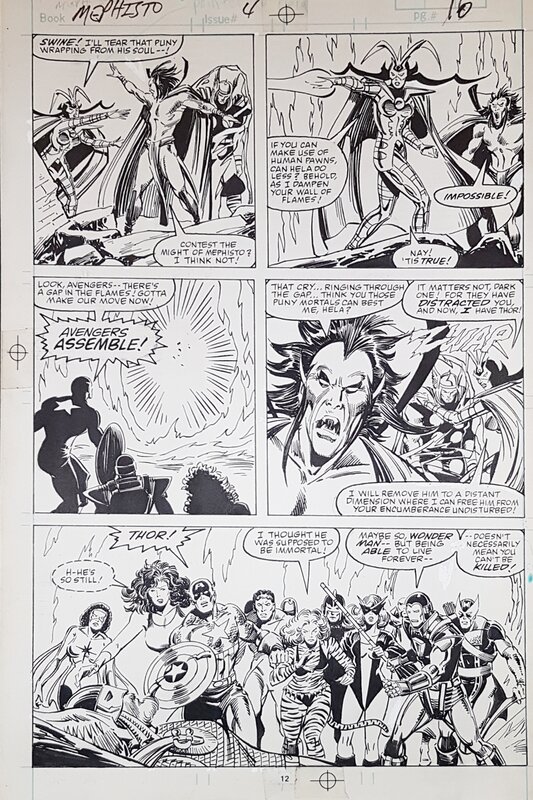 Mephisto Vs #4 p10 by John Buscema, Bob Wiacek - Comic Strip