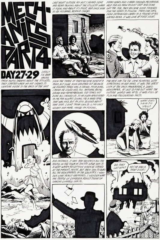 Jaime Hernandez, Love and Rockets #2, pg. 21 - Comic Strip