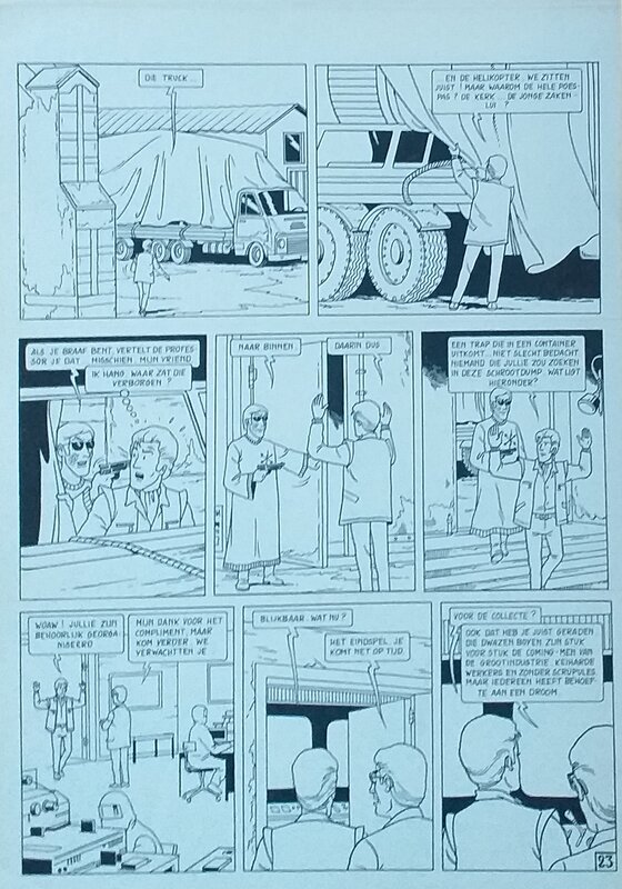 For sale - De Rop - Planche 23 - récit publié à déterminer by Eduard De Rop - Comic Strip