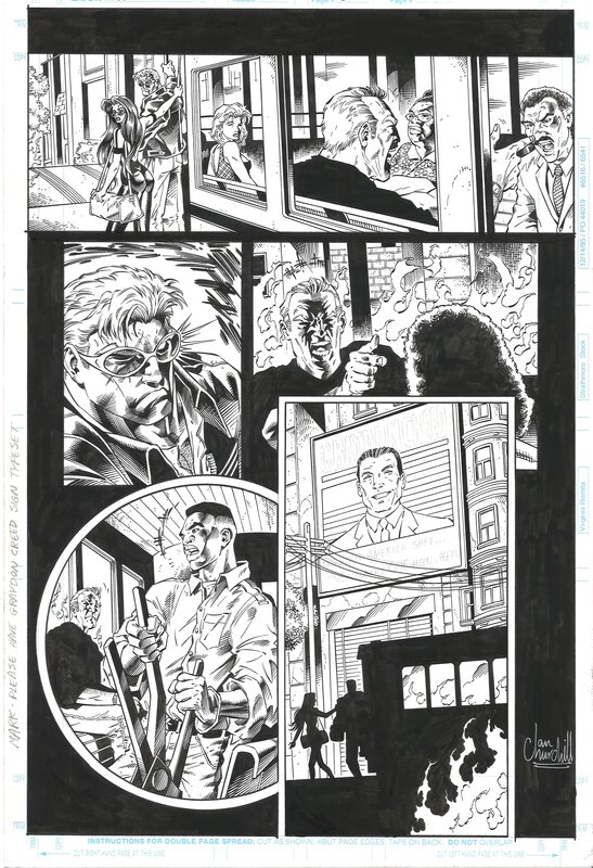 Cable 37 page 6 par Ian Churchill, Scott Hanna - Planche originale