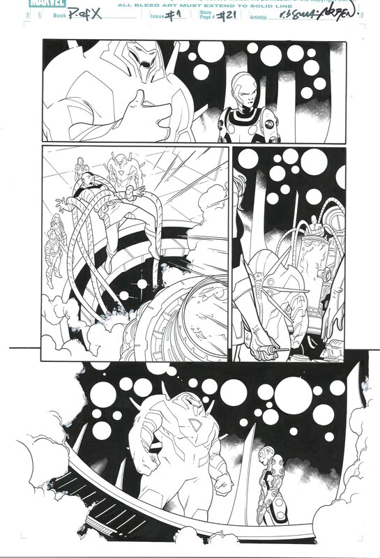 R.B Silva, Rubens Bernardino Da Silva, Jonathan Hickman, Power of X 1 page 21 - Comic Strip