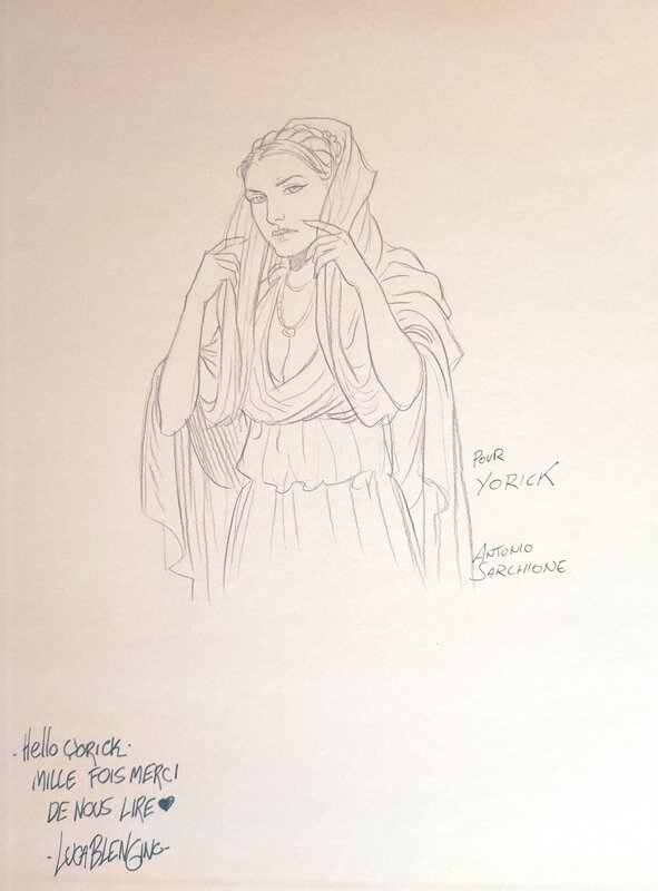 Antonio Sarchione, Luca Blengino, Les trois Julia T.3 La princesse du silence - Sketch