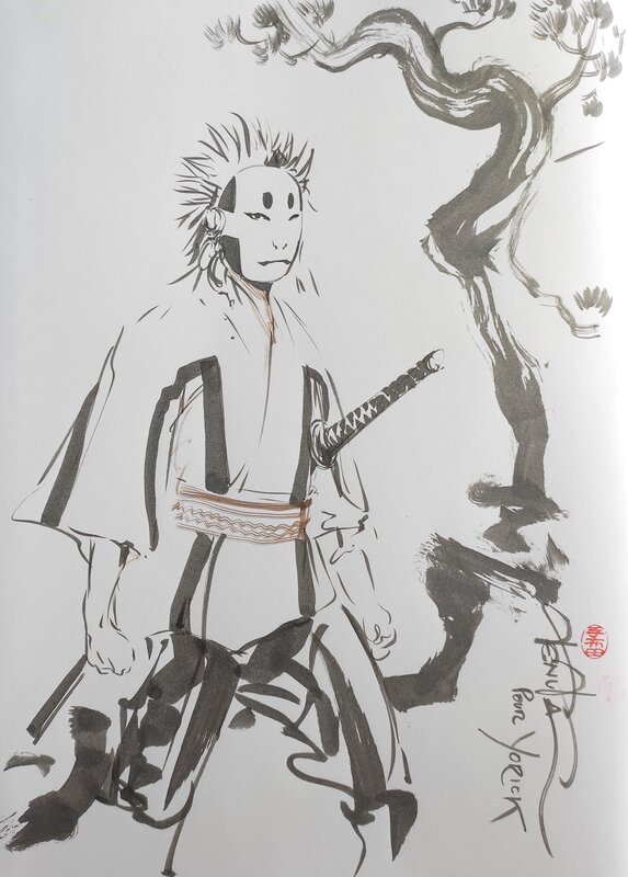 Saverio Tenuta, Le masque de Fudo T.1 Brume - Sketch