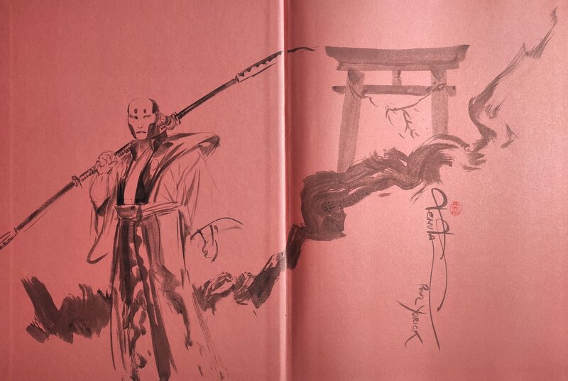 Saverio Tenuta, Le masque de Fudo T.4 Chair - Sketch