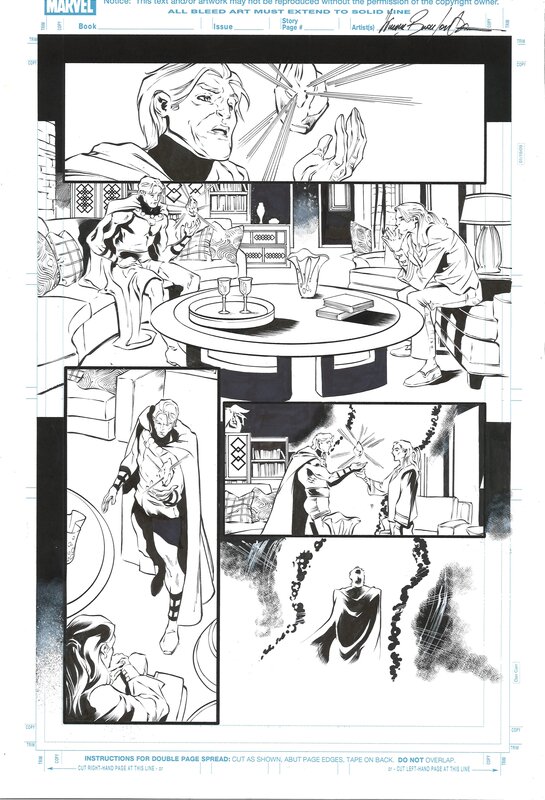 Simone Buonfantino, Age of X-man Omega page 28 - Planche originale