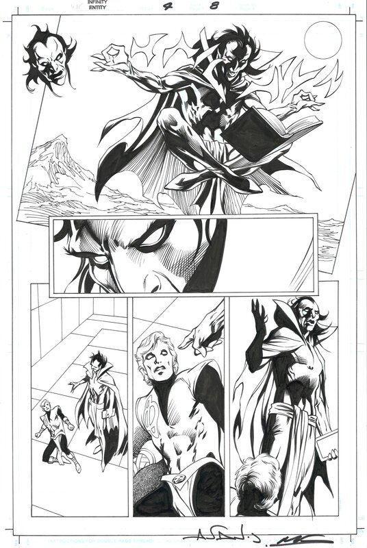 Alan Davis, Mark Farmer, Jim Starlin, Infinity Entity #4 page 8 - Planche originale