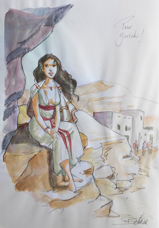 Isabelle Dethan, Sur les terres d'Horus T.8 Imeni ou la résurrection d'Osiris - Sketch