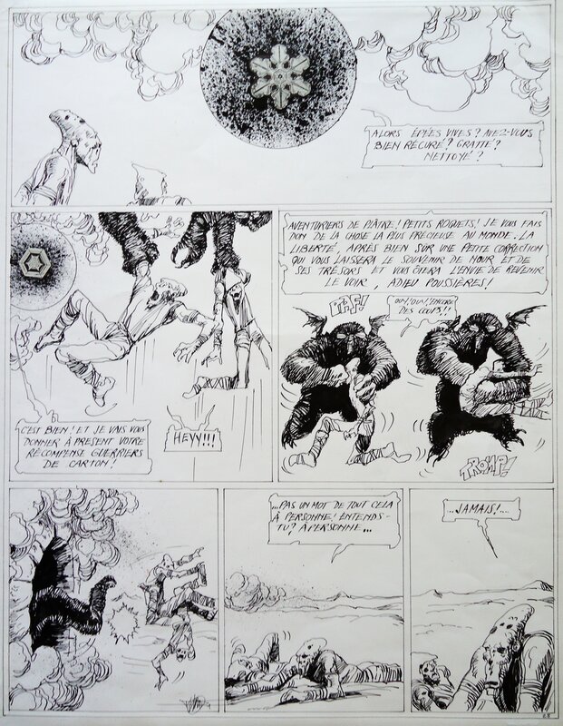 Vuzz par Philippe Druillet - Planche originale