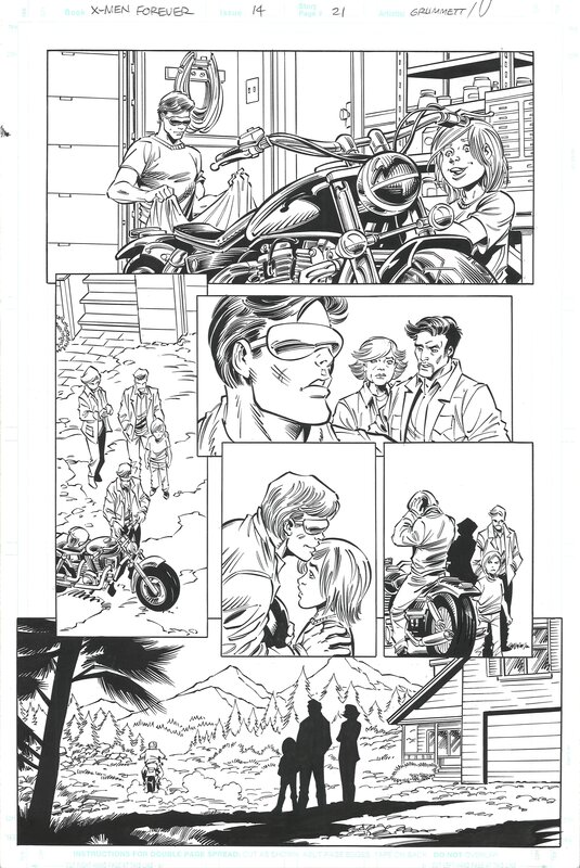 Tom Grummett, Cory Hamscher, Chris Claremont, X-Men Forever season1 #14 page 21 - Comic Strip