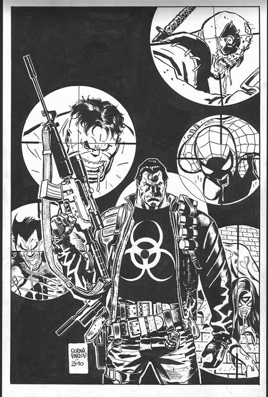 Parlov Goran, Marvel Universe vs The Punisher 1 cover - Original Cover