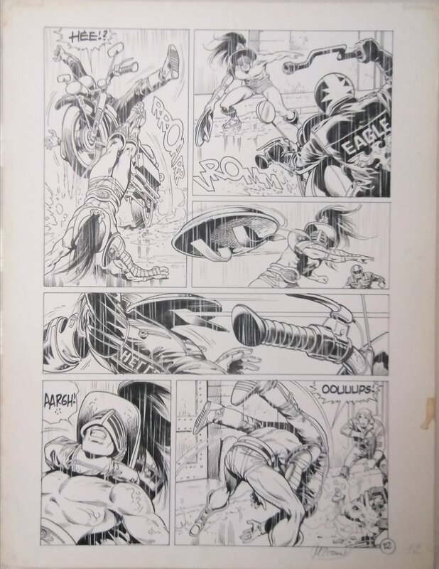 Kronos page 12 par Jean-Yves Mitton - Planche originale