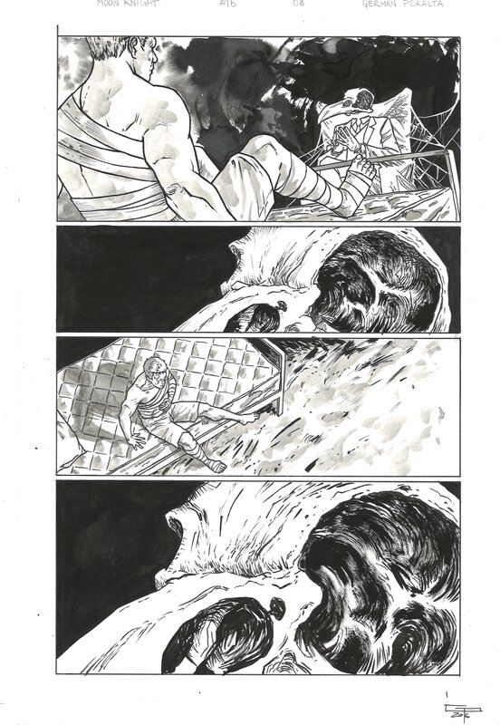 german peralta, Moon Knight 15 page 8 - Comic Strip
