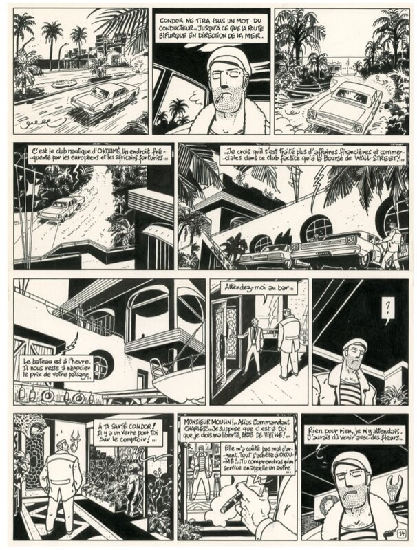 For sale - Rousseau - Condor - Alerte en Afrique - planche 14 by Dominique Rousseau, Jean-Pierre Autheman - Comic Strip