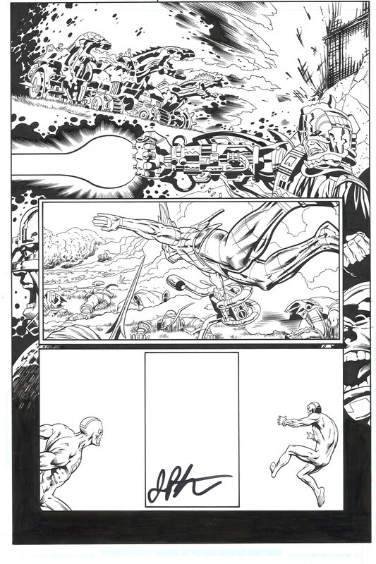 Jim Starlin, Art Thibert, Death of the new gods #5 page 21 - Planche originale