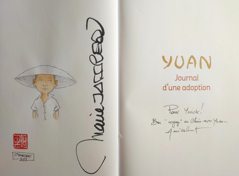 Marie Jaffredo, Yuan Journal d'une adoption (one shot) - Sketch