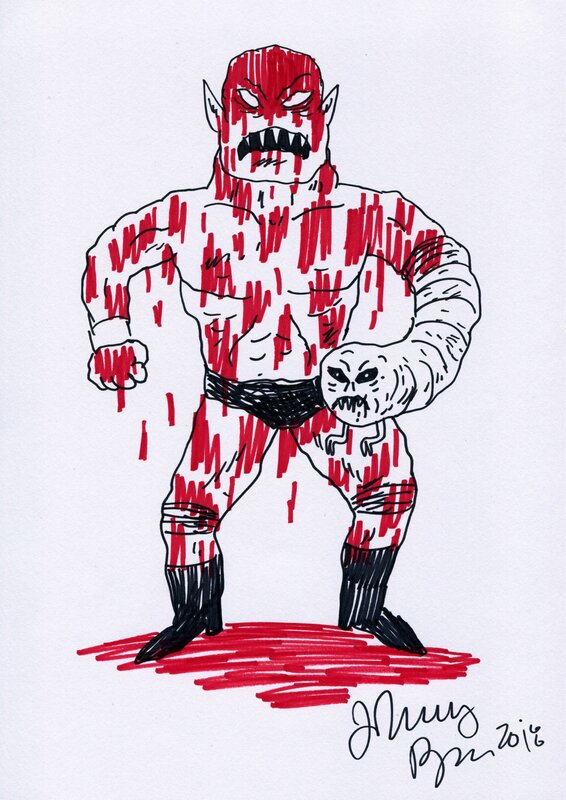 Cannibal Fuckface by Johnny Ryan - Sketch