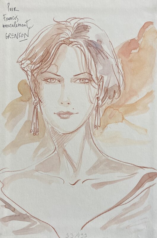 Olivier Grenson, Dedicace sur Portfolio Rencontres T3 - Sketch