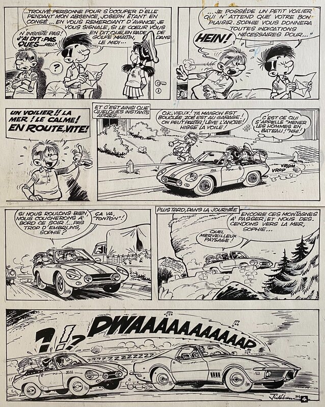 Jidéhem, Sophie - Sophie et les 4 saisons - T13 p4 - Planche originale