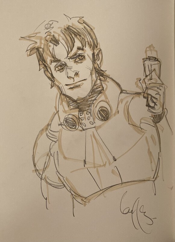 Mathieu Lauffray, Dedicace Valerian sur TT Shingouzlooz - Sketch