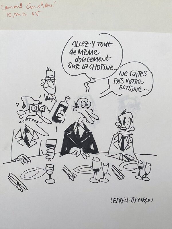 Lefred-Thouron, Passation de pouvoir - Original art
