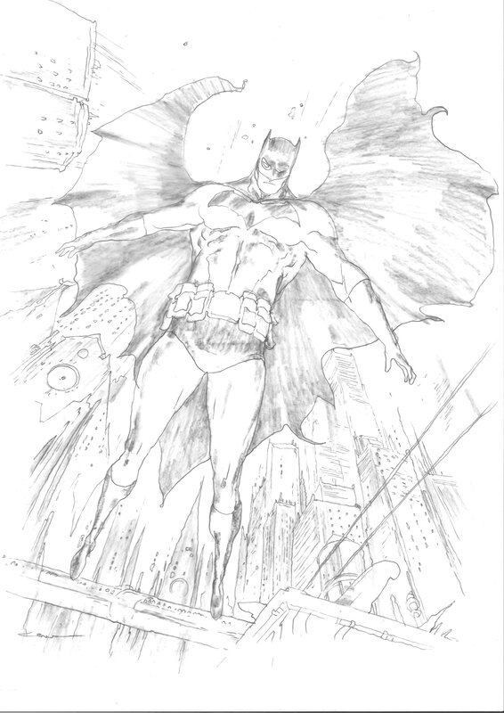 Batman par Keron Grant - Planche originale