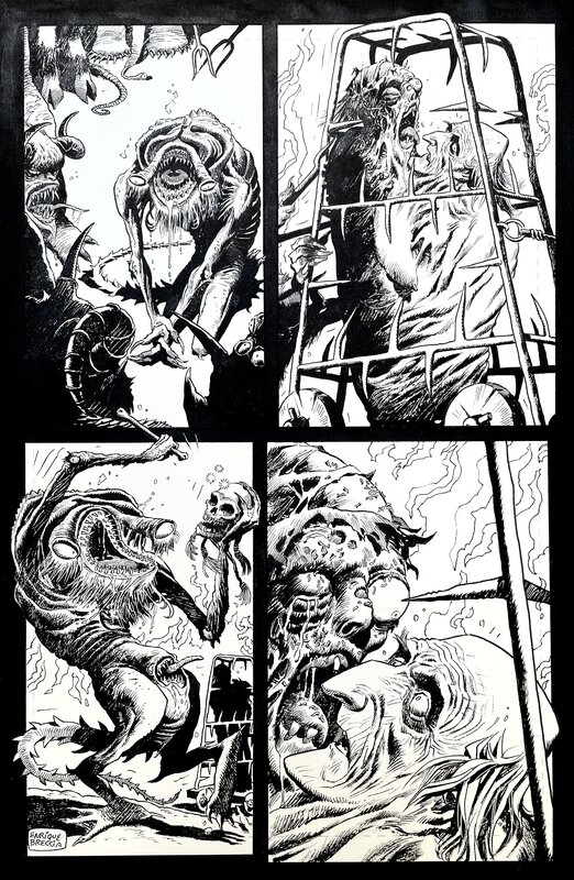 Enrique Breccia, Swamp Thing “Love in vain” - Comic Strip