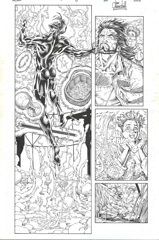 Ian Churchill, Norm Rapmund, Jeph Loeb, The Coven #4 page 13 - Planche originale