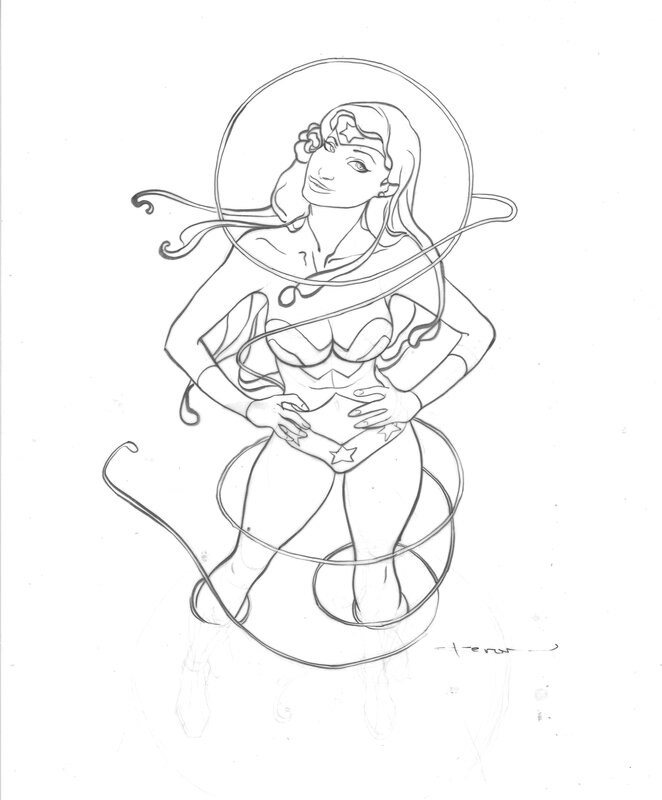 Wonder Woman by Keron Grant - Original Illustration